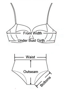 Shiying Swimwear Size Chart
